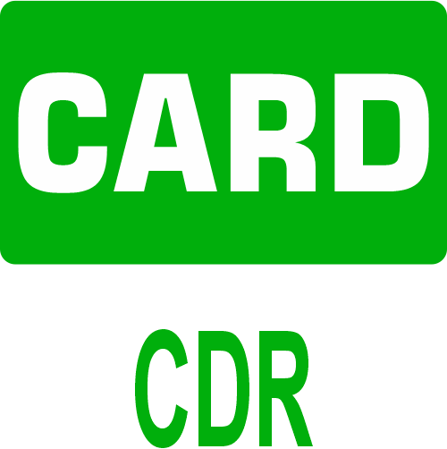 CDR-шаблон для дизайна пластиковой карты